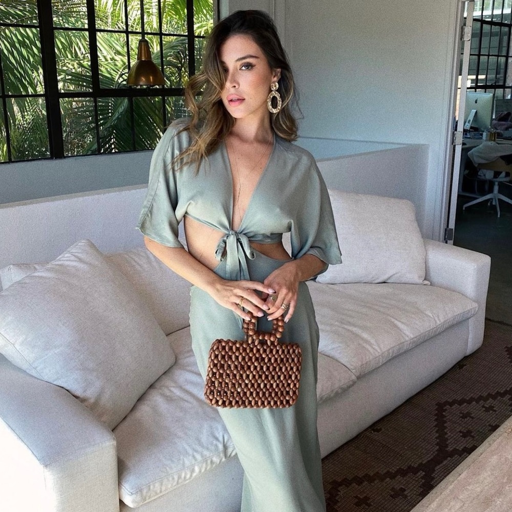 Starlow Sweet Pea Cutout Maxi Dress